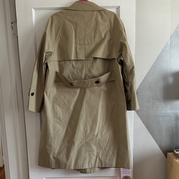J. Crew Khaki Double-Breasted Trench Coat - Picture 5 of 6